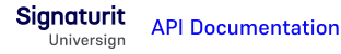 Universign API Documentation